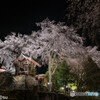 長延寺の桜ライトアップ②