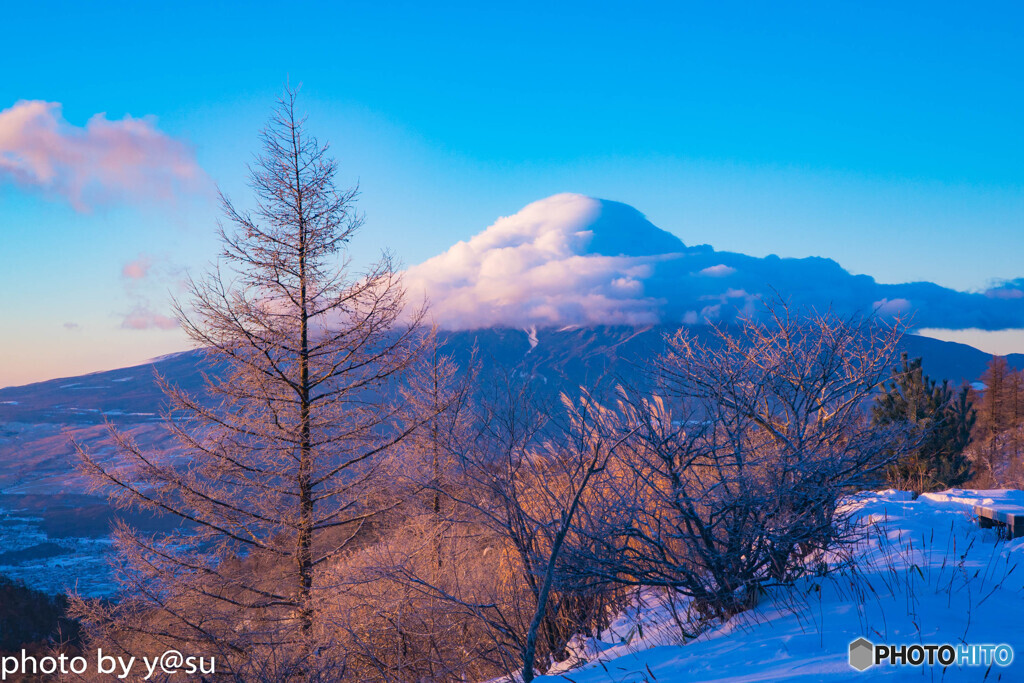 三つ峠山からの朝景２