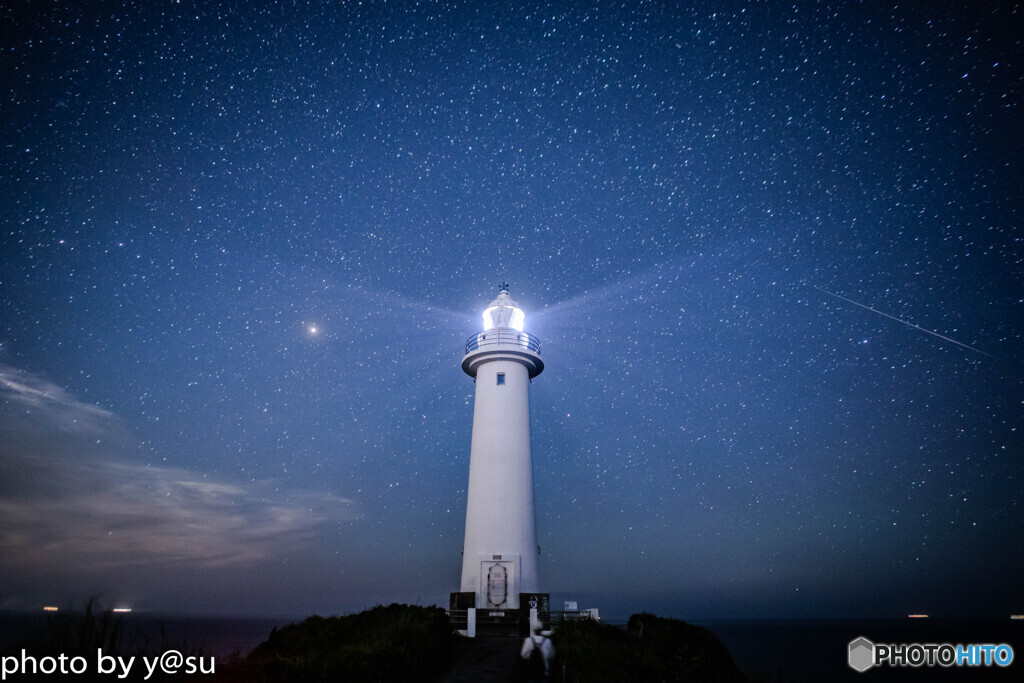 瓜木崎のペルセウス座流星群