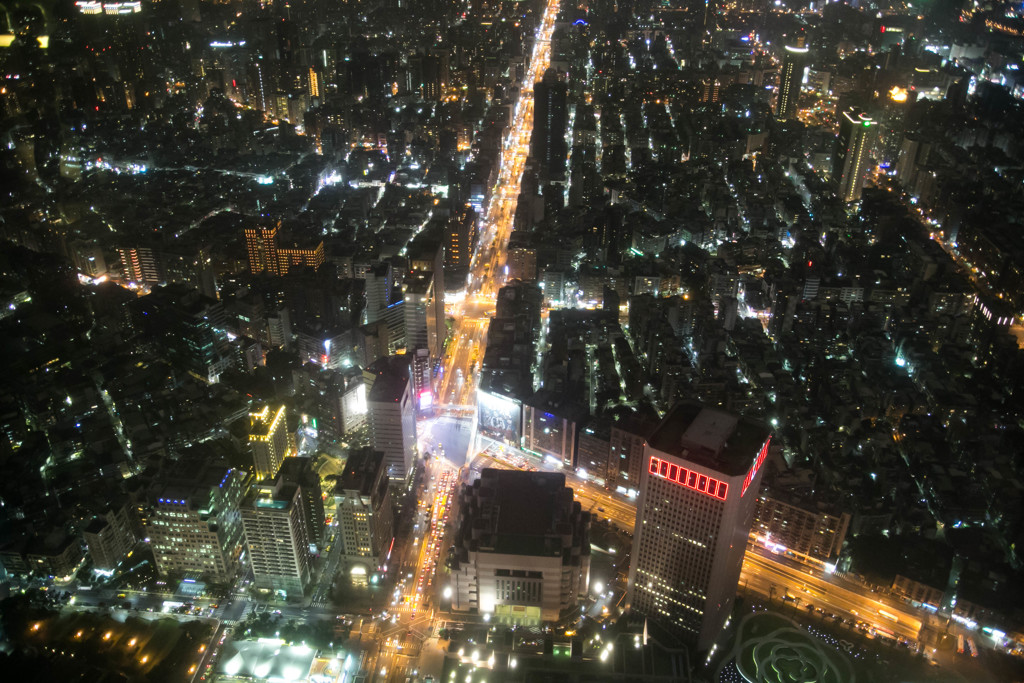 台北101からの夜景