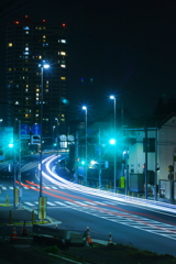 夜の道路