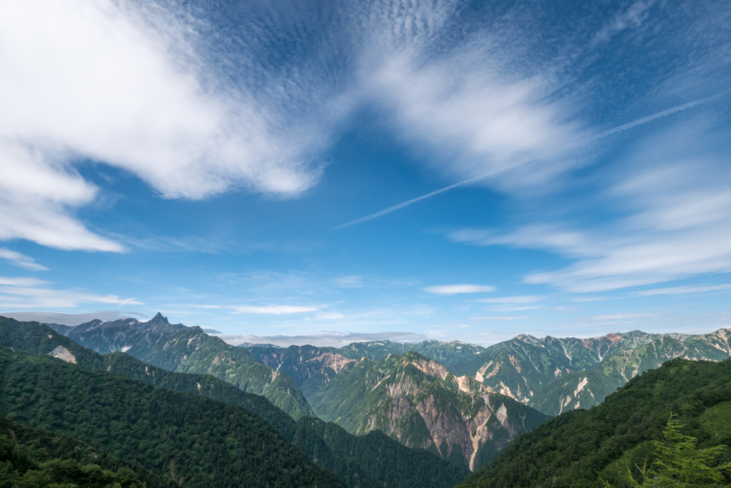 北アルプス穂高連峰