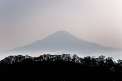 丹沢山から見た富士