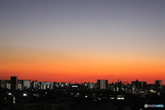 2025年元日の夕景