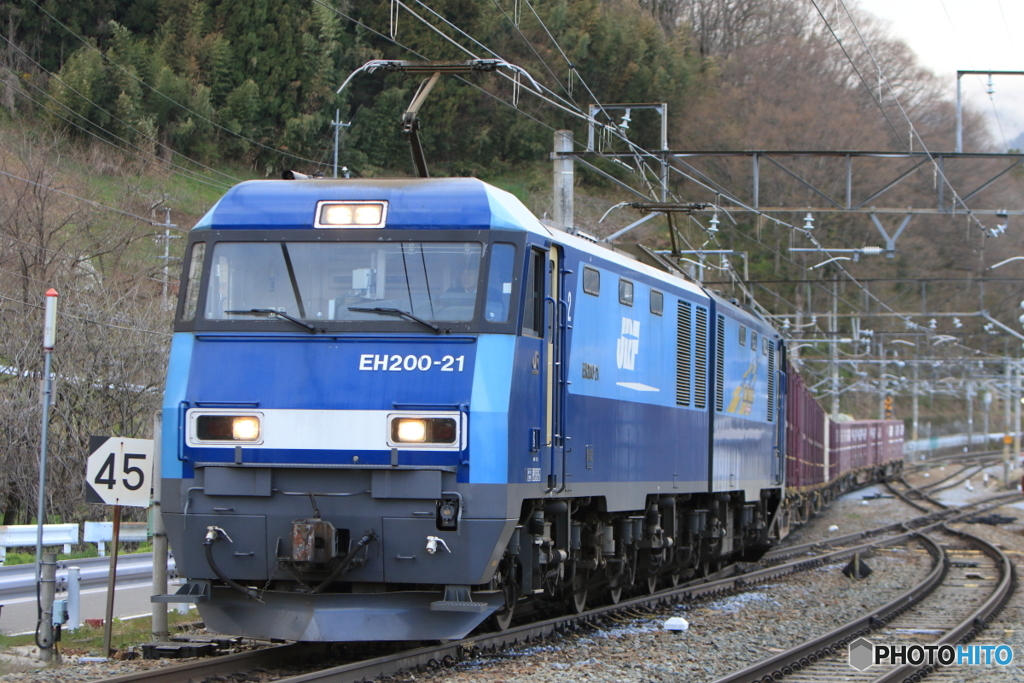 篠ノ井線 姨捨－冠着 EH200-21