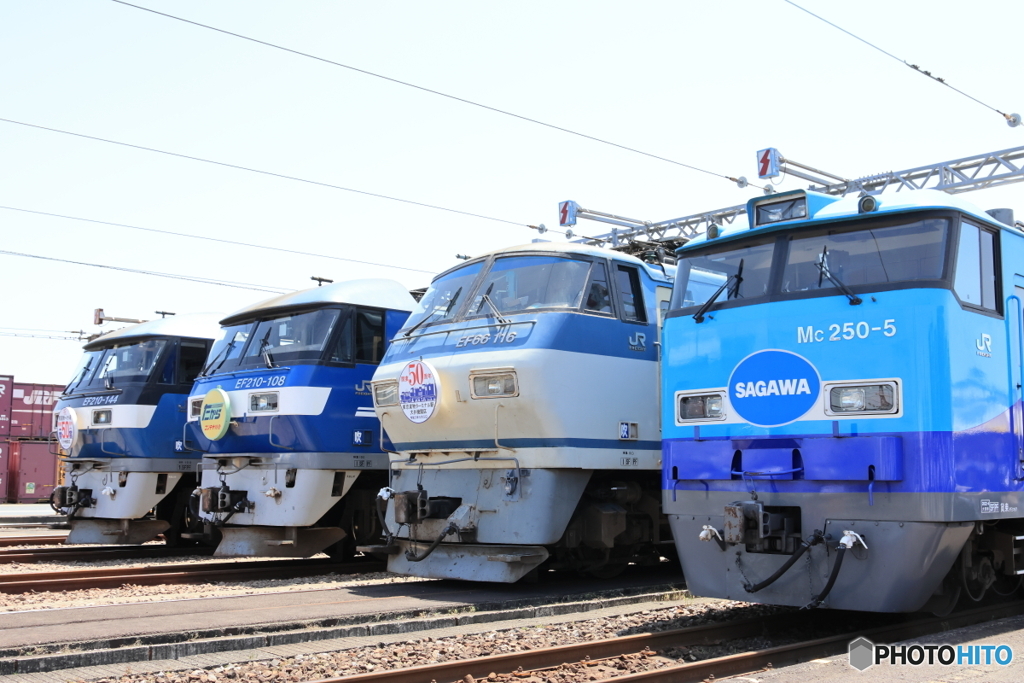 大井機関区50周年記念公開展示車両