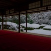 詩仙堂 庭園・雪景