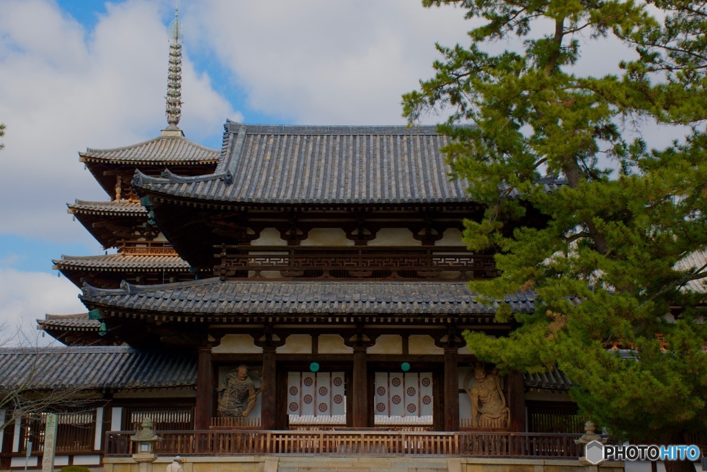 法隆寺 中門
