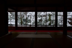 三千院 客殿・聚碧園 雪景