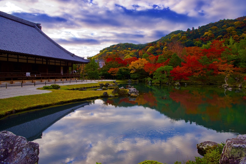 天龍寺 曹源池庭園