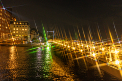 クロス光の夜景①