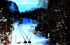 余市郡仁木町然別駅