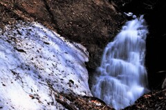 雪解け滝