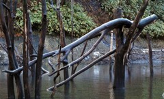 もたれかかる♪