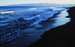 石狩浜の引き潮