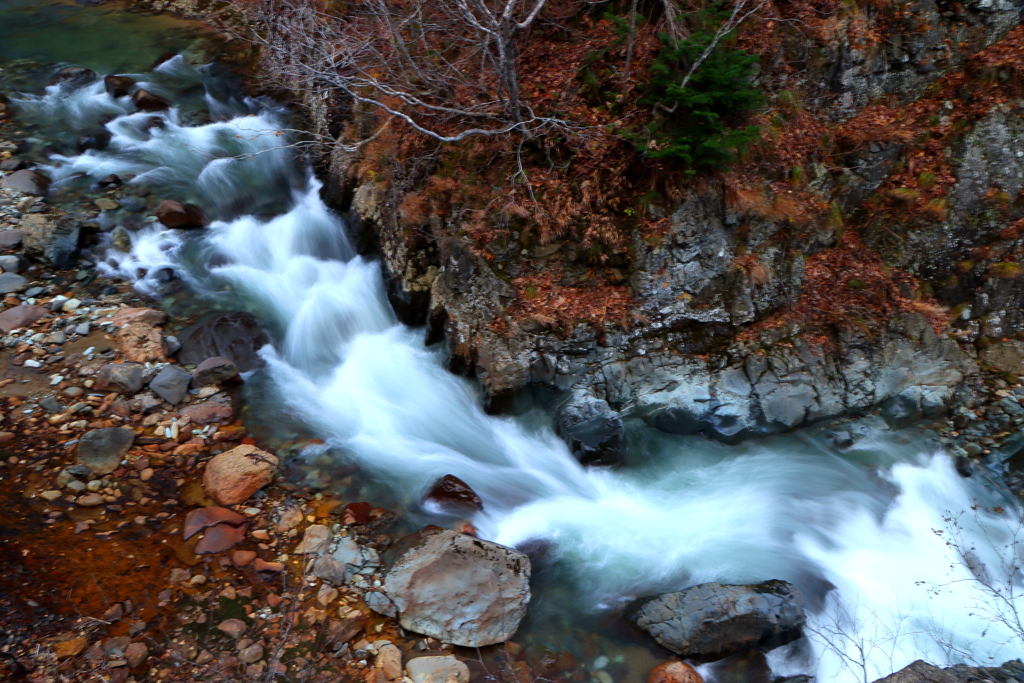 晩秋渓流Ⅲ