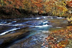 恵庭渓谷ラルマナイ川