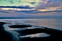 石狩浜の引き潮Ⅱ