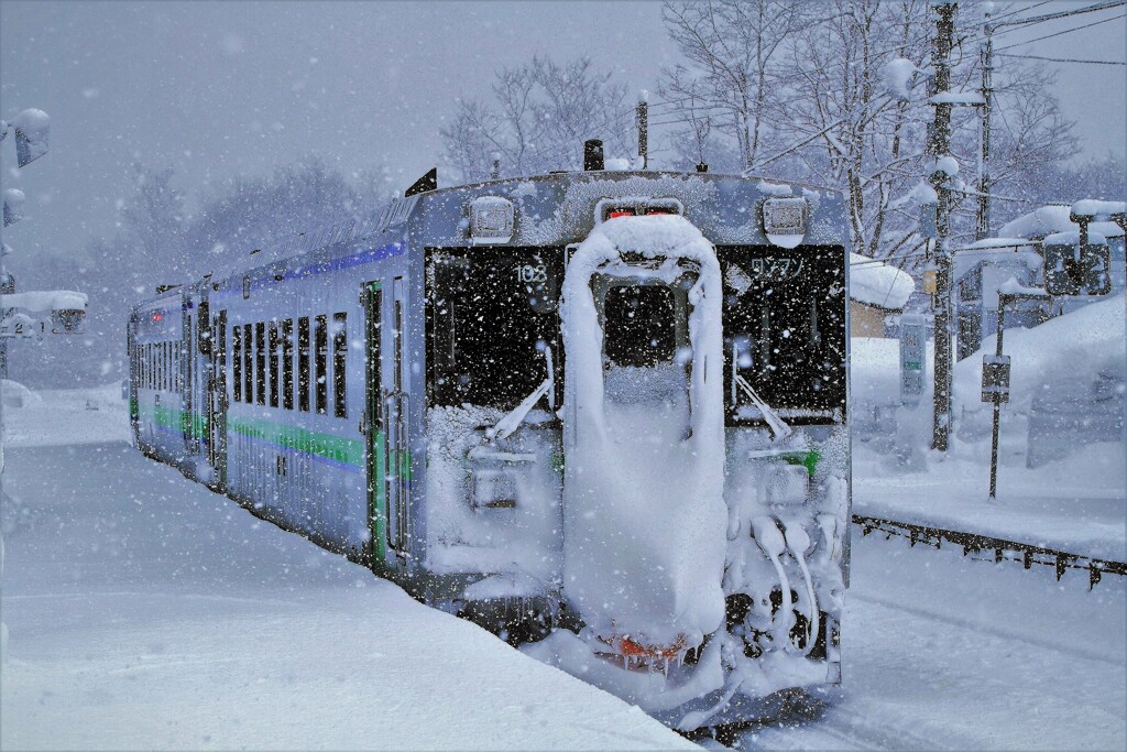 冬の函館本線(蔵出）