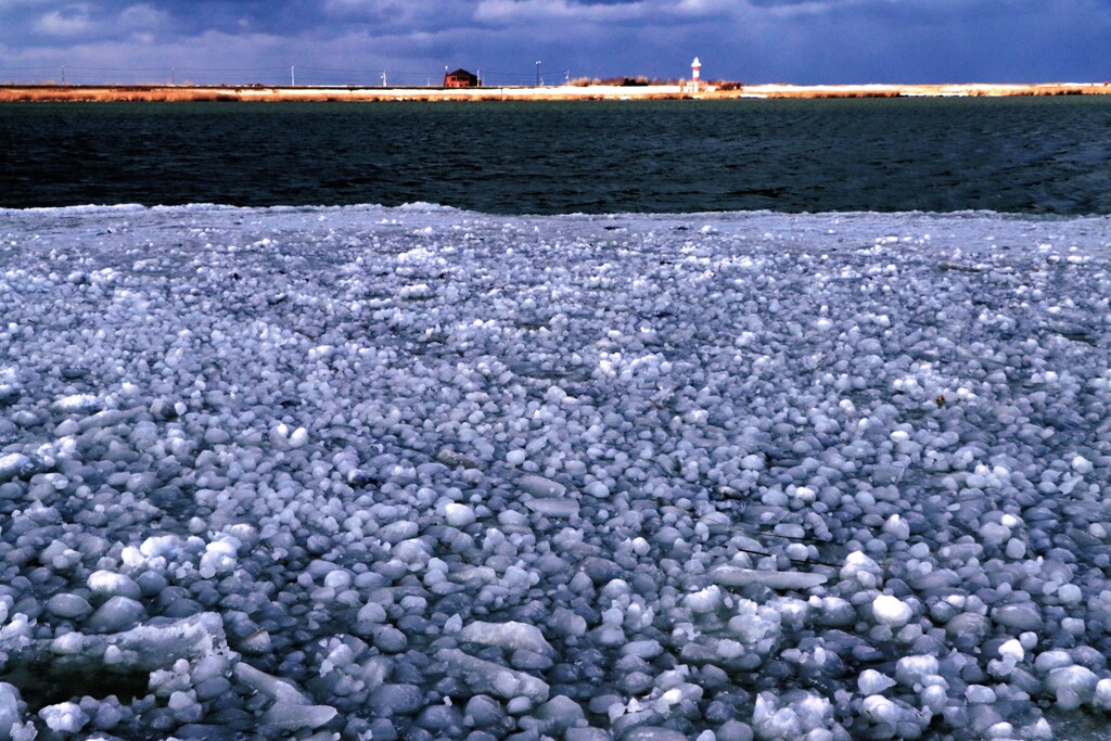 凍てつく石狩川河口Ⅱ