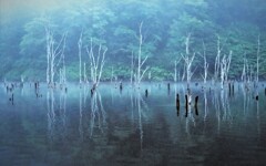 赤井川村落合ダム湖