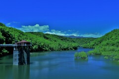 恵庭漁川ダム湖