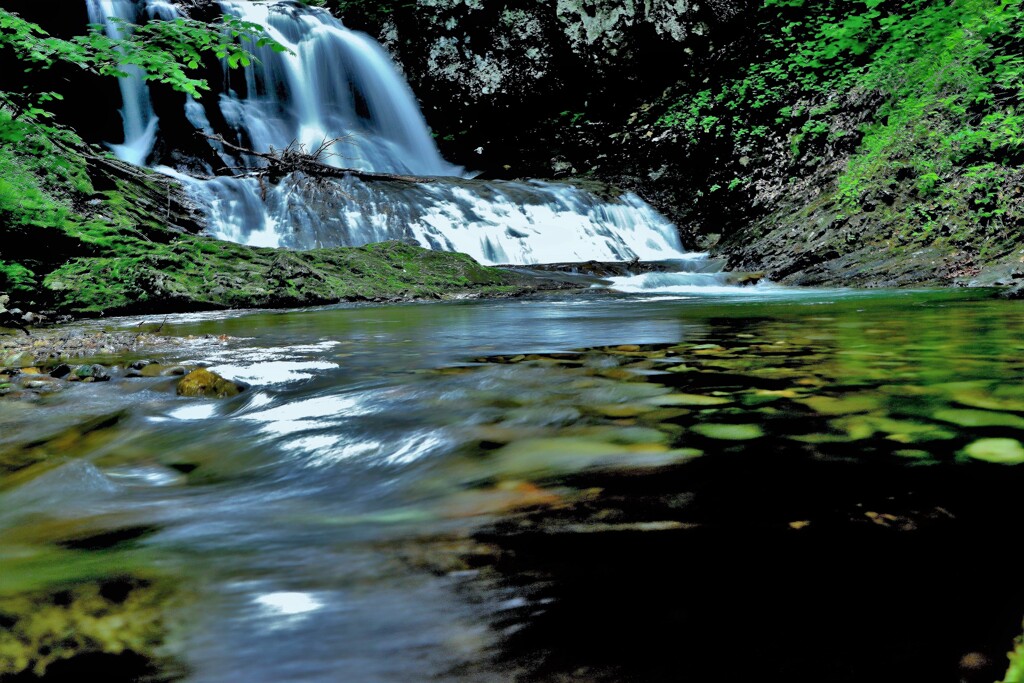 水温む(平和の滝）