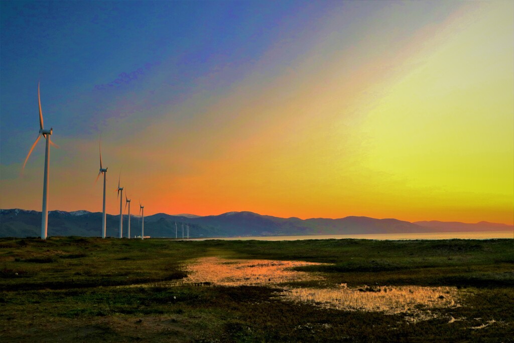 夕陽風を読む(小樽オタネ浜）