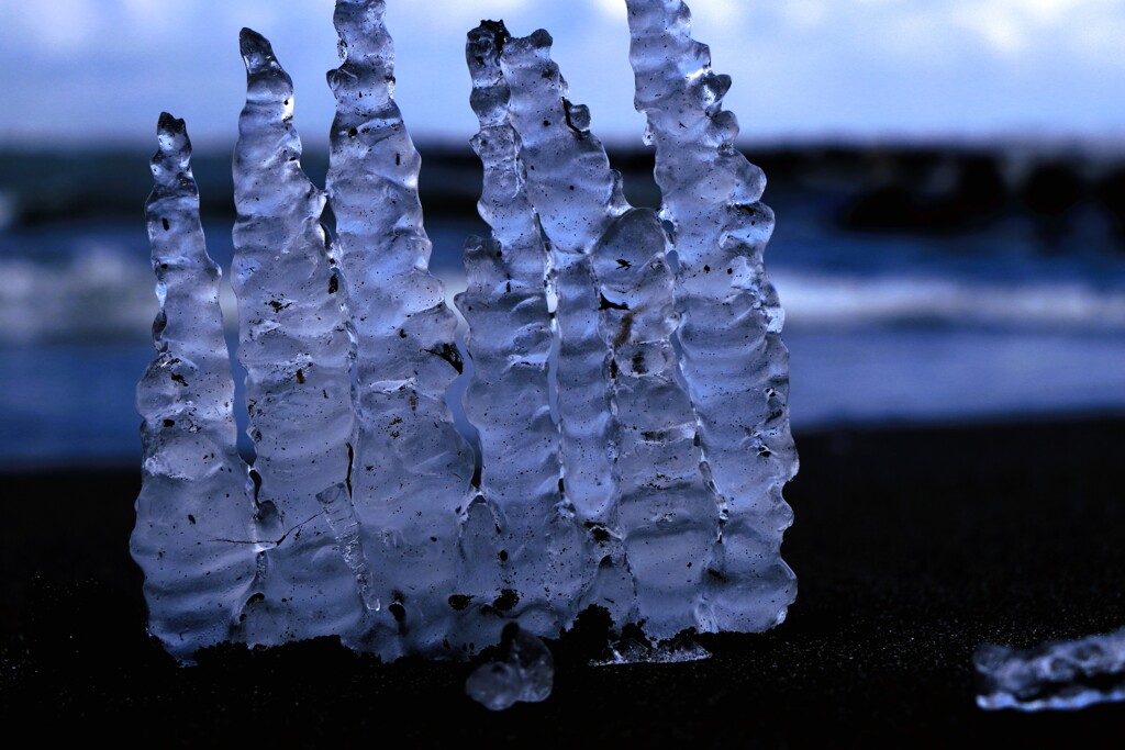 石狩川河口浜ジュエリ－アイス