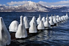 氷の世界Ⅴ(支笏湖）