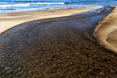 海に注ぐ川