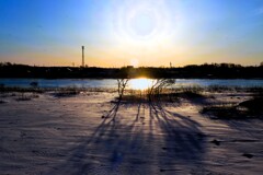 石狩川河口 石狩川河口