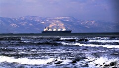 出港(液化燃料船）