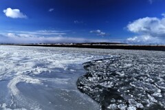 凍てつく石狩川河口Ⅱ
