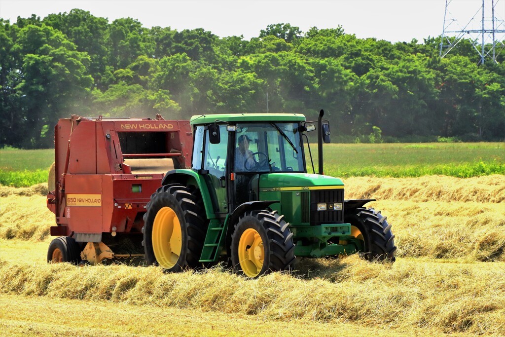 牧草ロ－ル作りⅠ