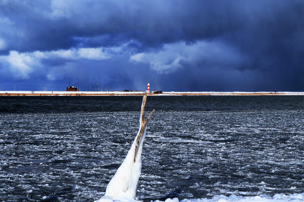 凍てつく石狩川河口Ⅱ