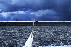 凍てつく石狩川河口Ⅱ