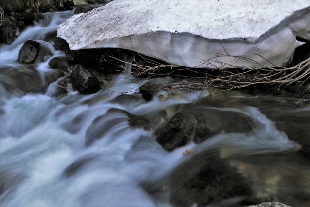 雪解け川
