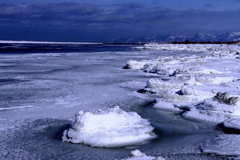 凍てつく石狩川河口Ⅱ