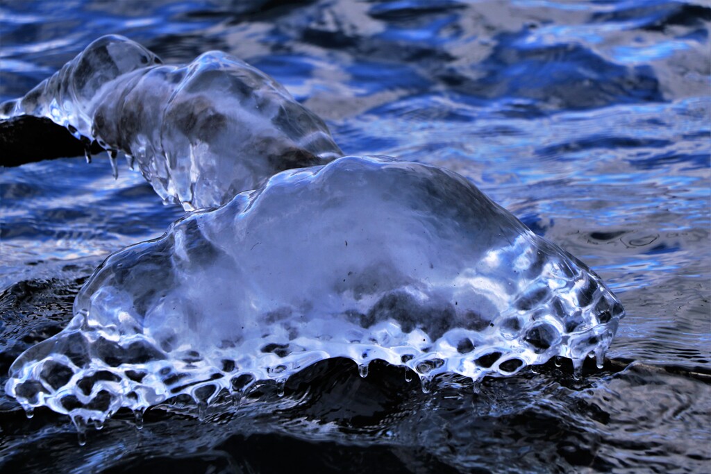 氷の世界Ⅲ(支笏湖湖畔）