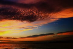 海の夕焼け（蔵出）