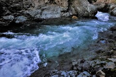 定山渓白井川渓流