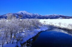 凍てつく尻別川とニセコ連邦（蔵出）