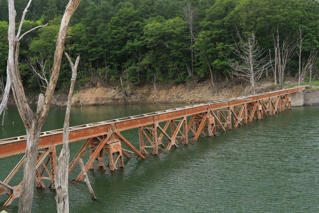 三菱石炭鉱業大夕張鉄道跡