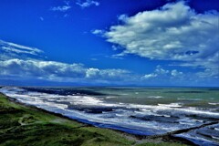 夏の終わりにⅡ(石狩海岸）