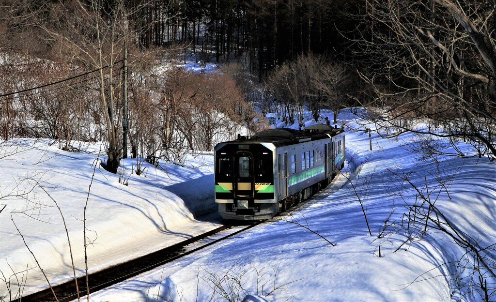 雪解けまじかの函館本線