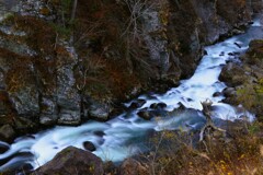 京極町の渓流 京極町の渓流