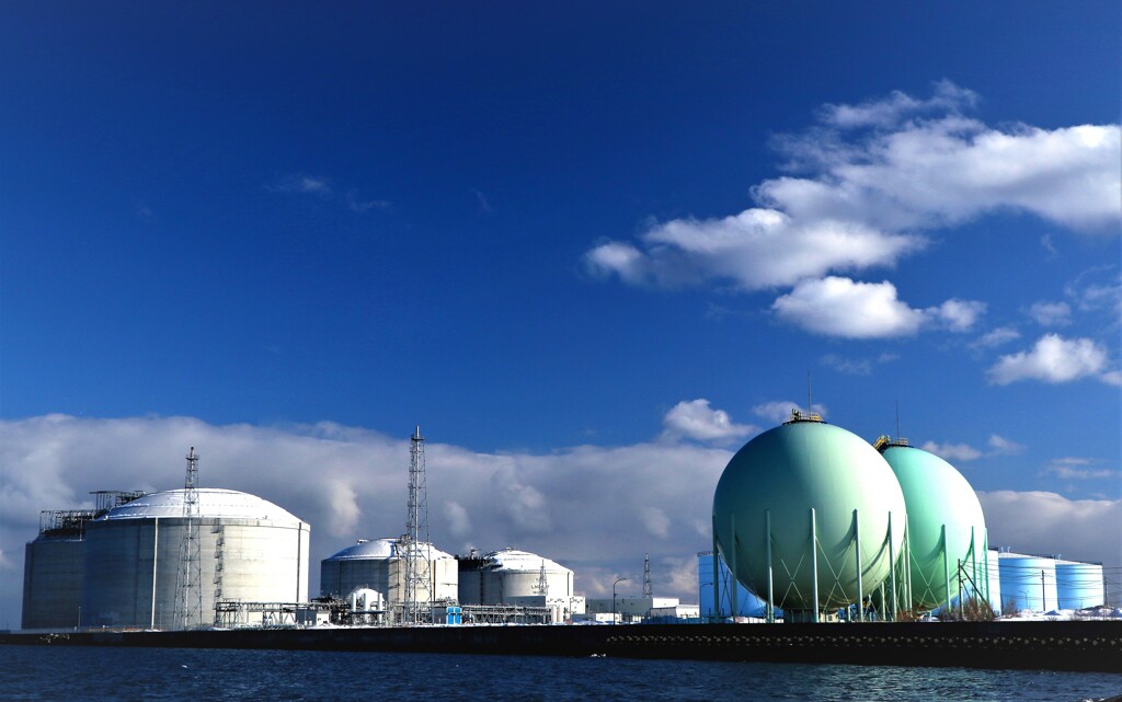 石狩新港天然ガスタンク