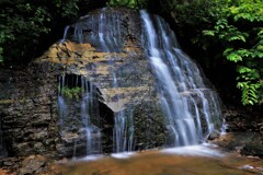 赤井川村キロロ黄金岩の滝