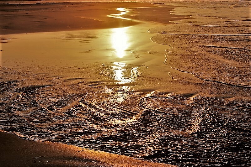 夕陽の引き潮(蔵出）